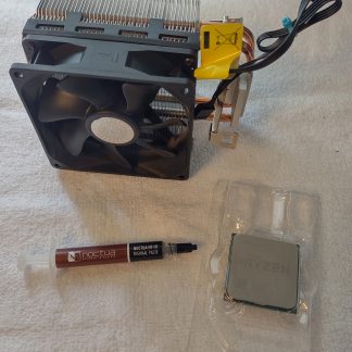 AMD Ryzen 7 1700X CPU Socket AM4 Processor YD170XBCM88AE, Cooler Master Hyper T2