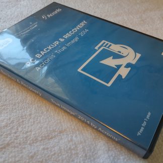 Acronis True Image 2014 For 1 Computer PC Backup Recovery Software w/ Disc, SN