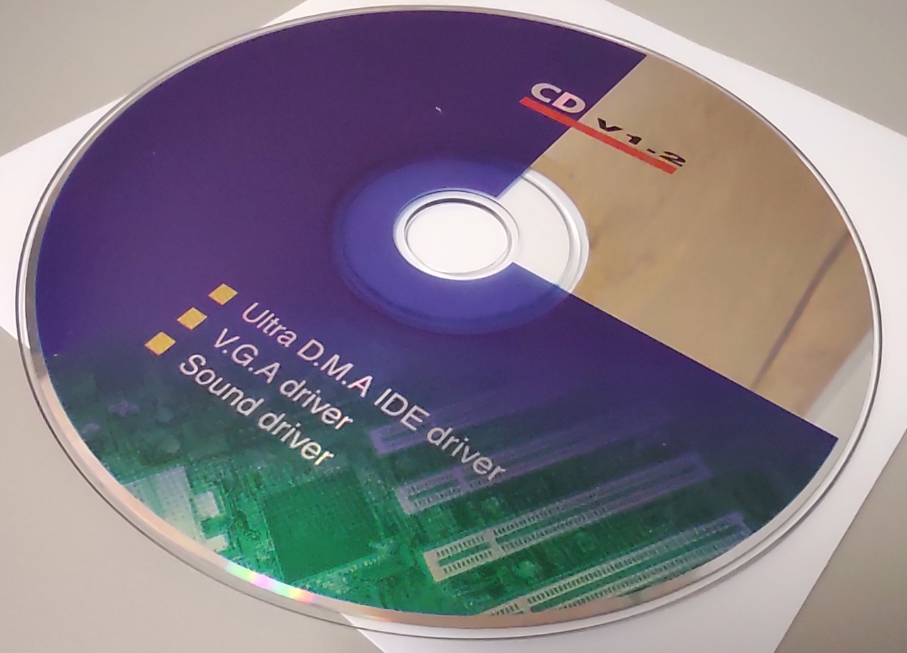 PC Chips Amptron M537 M550 M560 M567 Socket 7 Motherboard Driver CD Disc 1997 - Image 2