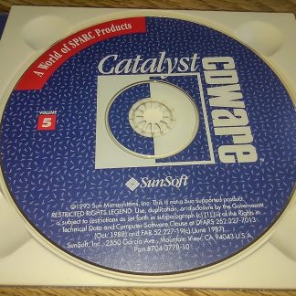 ISO Image of SunSoft Sun Microsystems Sparc Catalyst CDWare Original Disk - Fall 1993