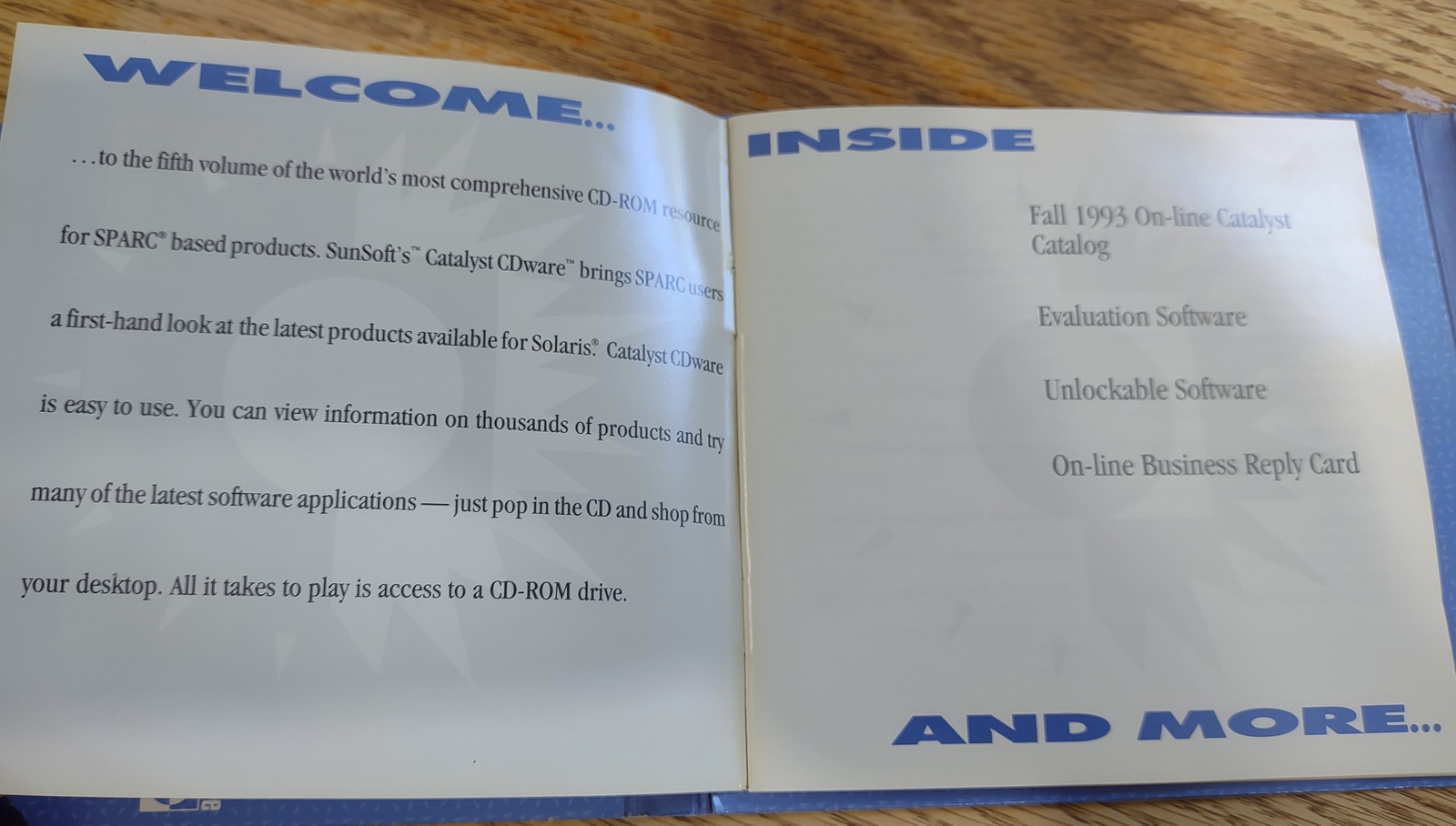 SunSoft Sun Microsystems Sparc Catalyst CDWare Original Disk, Booklet Vol 5 1993 - Image 7