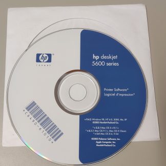 HP Hewlett Packard DeskJet 5600 Series CD-ROM Original Install Disc 2003 XP 98