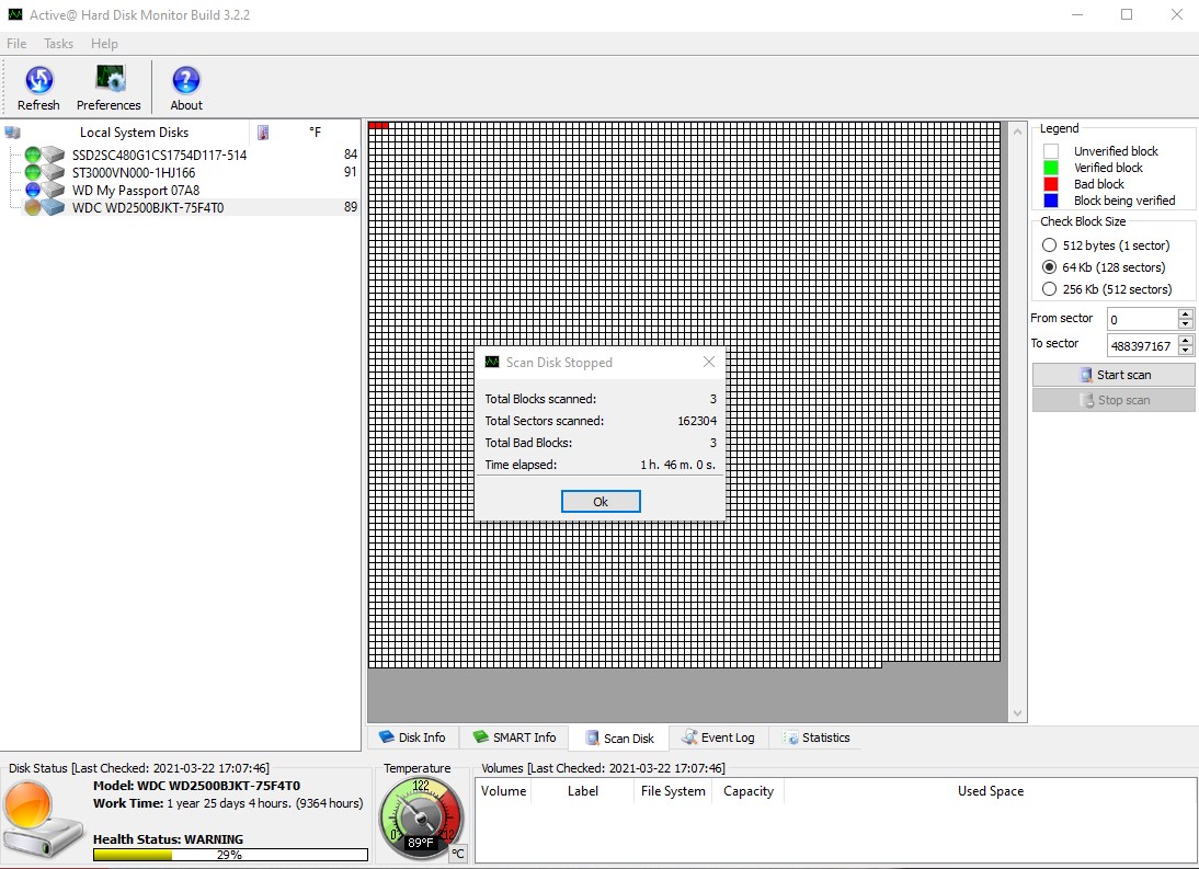 Lot 4 DEFECTIVE Notebook Laptop 2.5" SATA Hard Disk Drives 250GB 1TB 500GB 750GB - Image 5