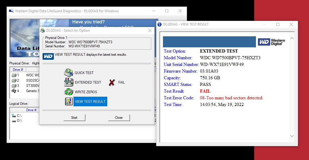Lot 4 DEFECTIVE Notebook Laptop 2.5" SATA Hard Disk Drives 250GB 1TB 500GB 750GB - Image 11