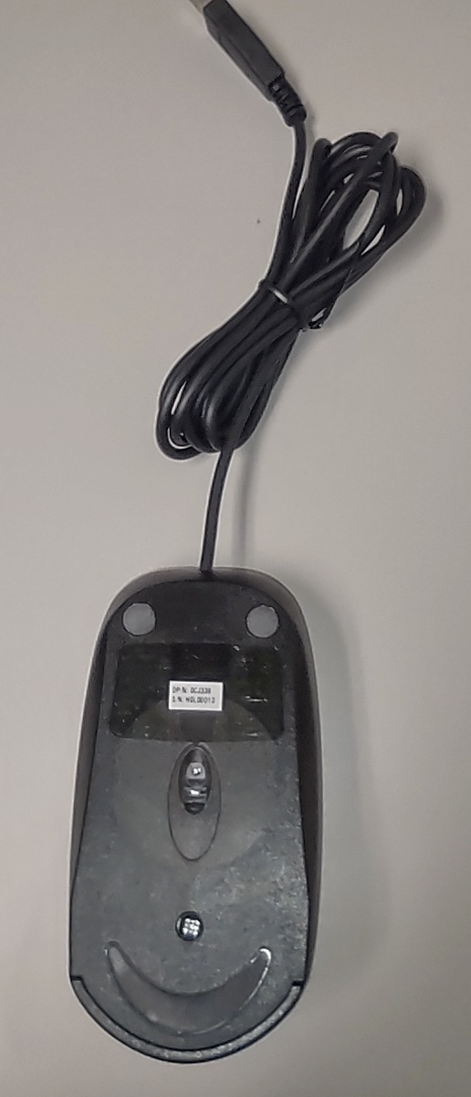 Black / Silver 2-Button Dell Scroll Mouse Optical Laser USB Wheel 0CJ339 M056U0A - Image 4