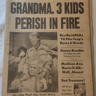 New York Daily News January 2 1977 Jimmy Carter Atocha Wreck Discovery T Dorsett