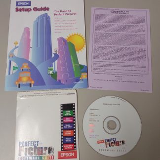 Epson Stylus Color 400 Picture Perfect CD-ROM Original Install Disc 1997 Win 95