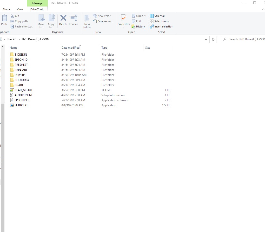 ISO Image of Epson Stylus Color 400 Picture Perfect CD-ROM Original Install Disc 1997 Win 95 - Image 2