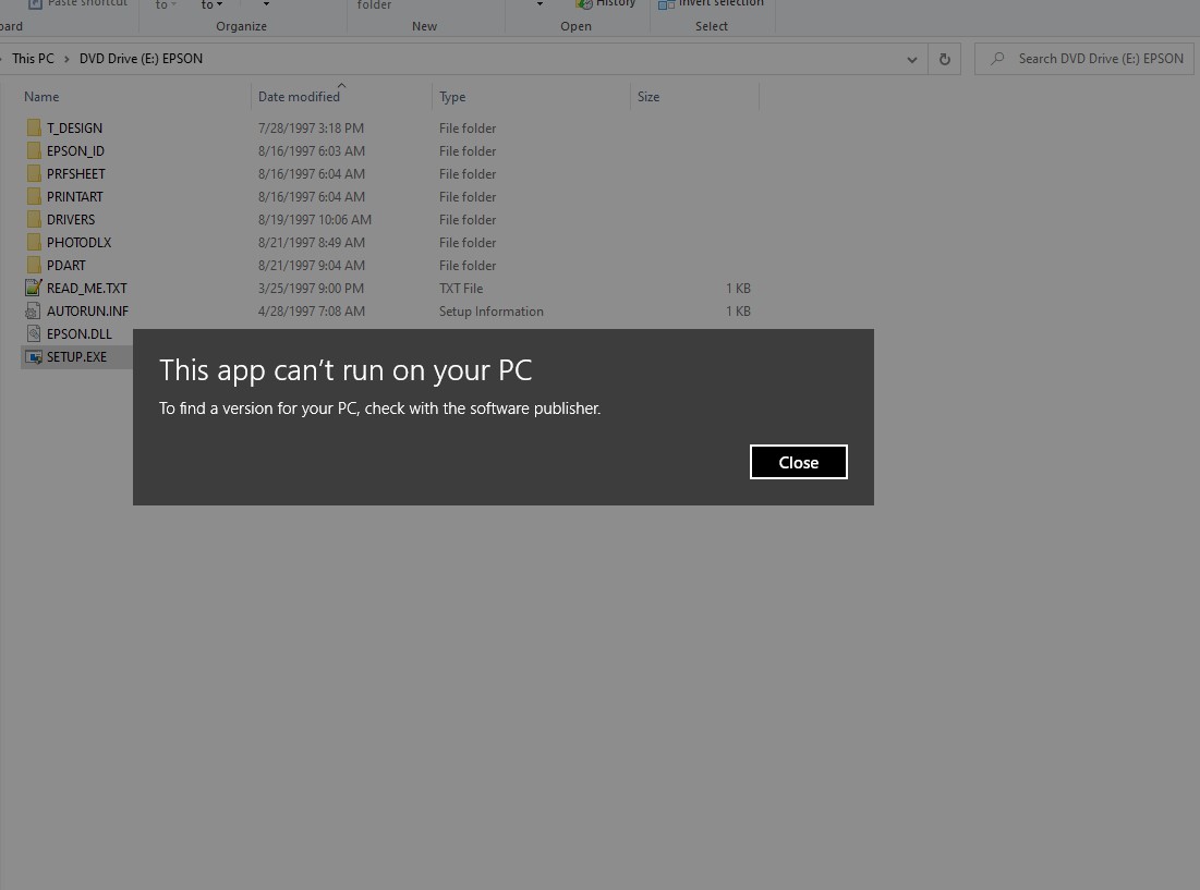 ISO Image of Epson Stylus Color 400 Picture Perfect CD-ROM Original Install Disc 1997 Win 95 - Image 3