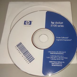 HP Hewlett Packard DeskJet 5100 Series CD-ROM Original Install Disc 2003 XP 98