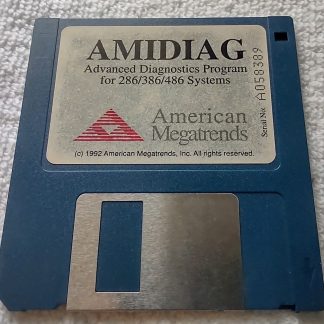 Original Driver Diskette for AMIDIAG Advanced Diagnostic Program for 286/386/486 Systems 1992