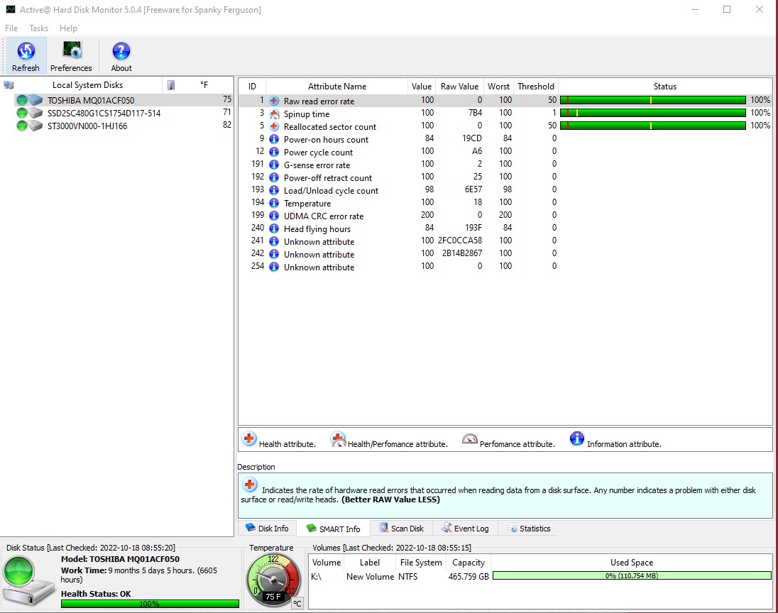 Lot of 4 500GB Notebook Laptop 2.5" SATA Hard Disk Drives Toshiba MQ01ACF050 - Image 18
