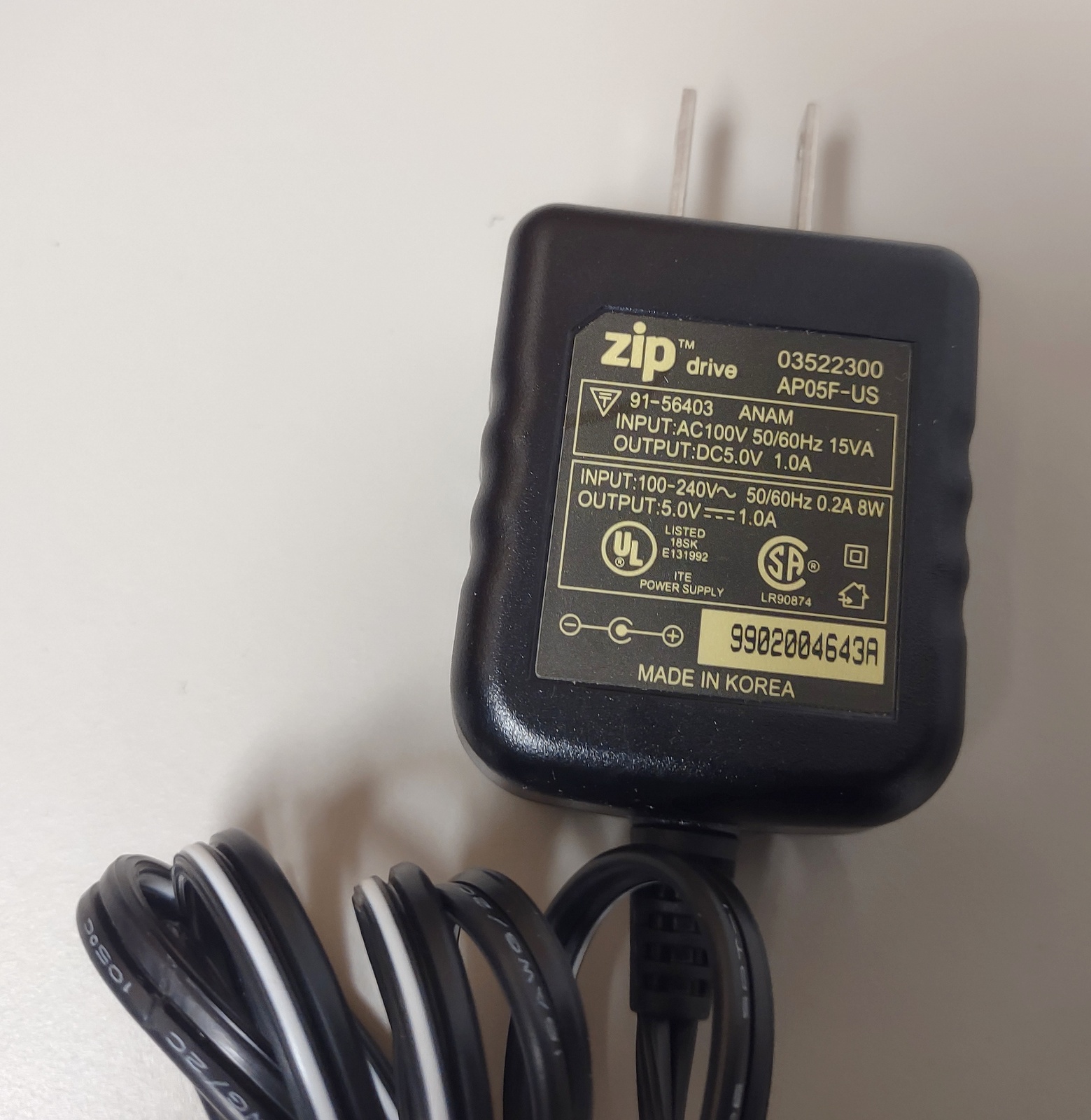 Iomega Parallel Port Zip 100 External Drive 100MB w/ AC Adapter, Cable 1999 - Image 7