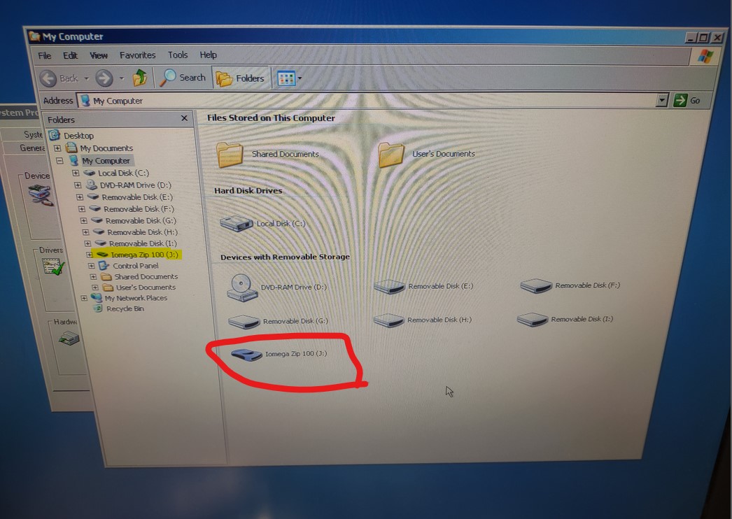 Iomega Parallel Port Zip 100 External Drive 100MB w/ AC Adapter, Cable 1999 - Image 10
