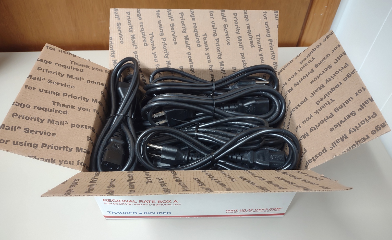 Lot of 20 New Black Standard PC/Monitor/Computer Power Cable Cords 6' 4' - Image 6