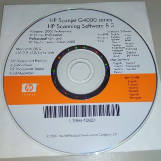 HP ScanJet G4050 G4000 Series Software CD-ROM Original Install Disc 2007