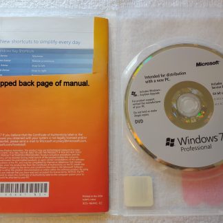 Windows 7 Professional 64-bit x64 OEM Original Install DVD 2011 NO PRODUCT KEY