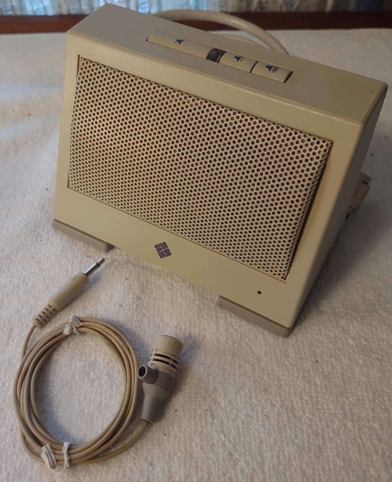 Sun Microsystems Sparcstation Sparc Sound Speaker Box 540-2220-04 USA 1992