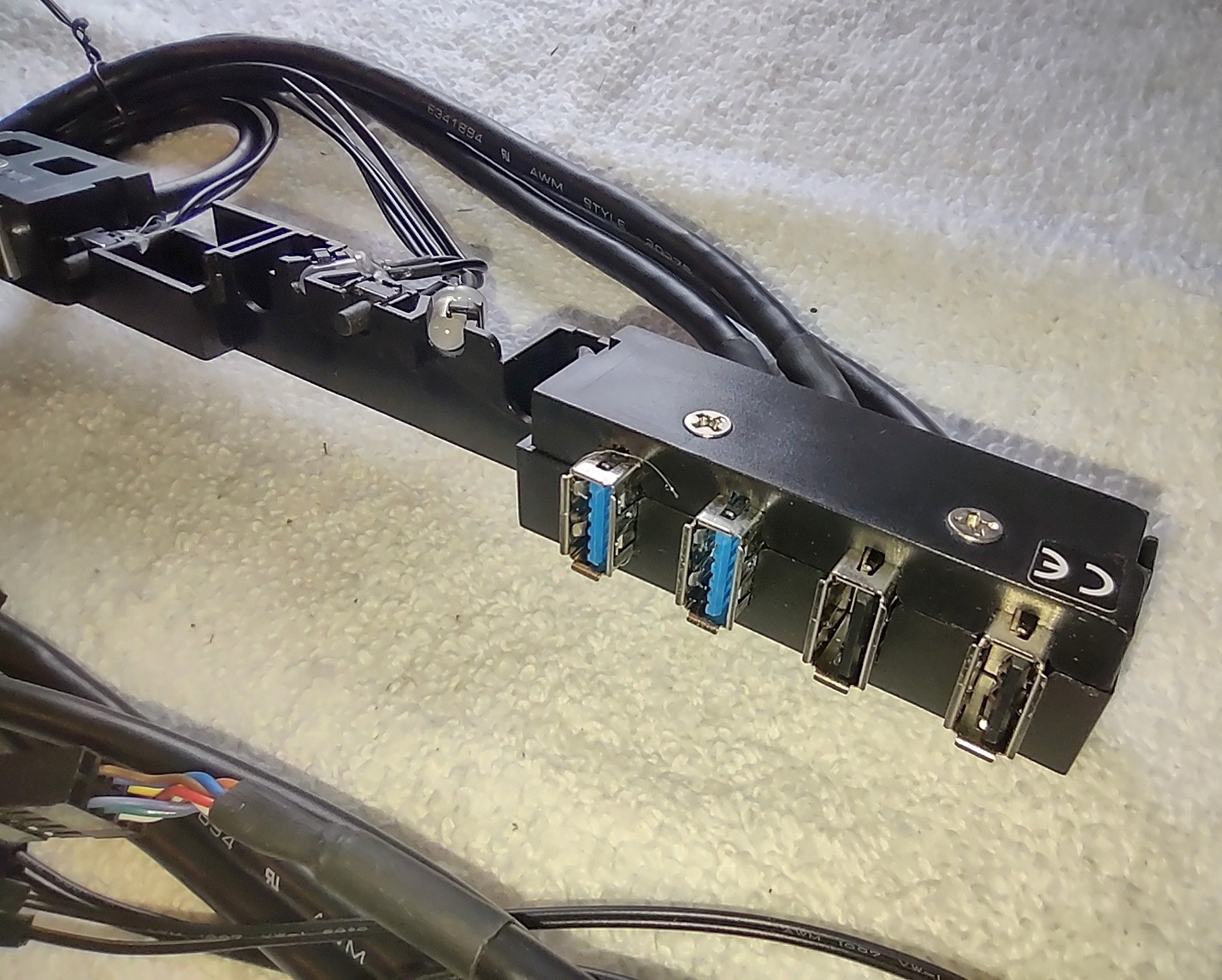 New Front I/O IO Panel USB 3.0 LED Audio Power Switch for Corsair Obsidian 750D - Image 2