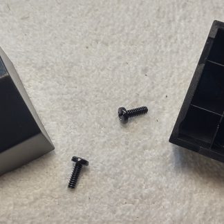 2 Black Plastic Foot Feet for Corsair iCUE 4000D Airflow Computer Case w/ Screws