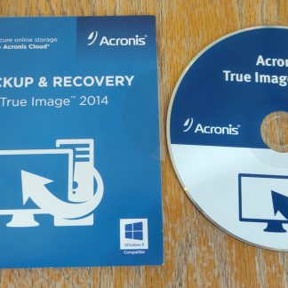 Acronis True Image 2014 For 1 Computer PC Backup Recovery Software w/ Disc, SN