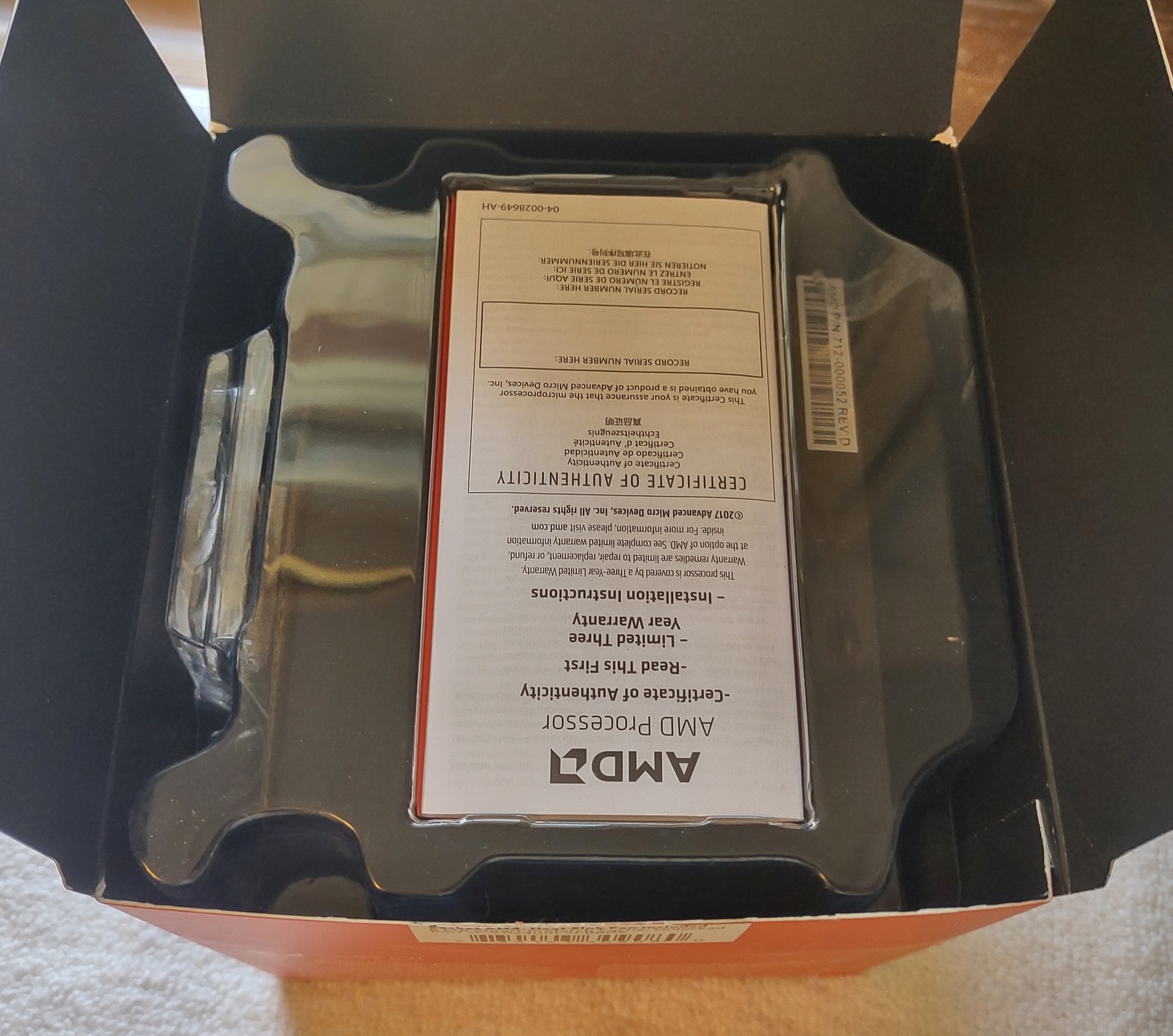 AMD Ryzen 5 2400G APU CPU Socket AM4 Processor YD2400C5FBBOX w/ Heatsink, Fan - Image 6