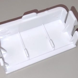 White Plastic PCIe Slot Clip Cover Bracket for Thermaltake Core V1 Snow PC Case