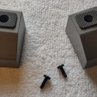 2 Grey Gray Plastic Foot Feet for Corsair iCUE 4000D Airflow Computer Case w/ Screws