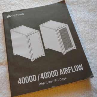 Original User's Manual / Guide / Instructions for Corsair iCUE 4000D Airflow