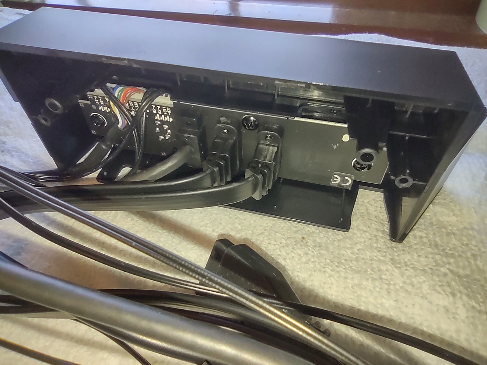 Black Front I/O IO Panel USB Audio 4 Corsair iCUE 5000D / 5000X / 5000D Airflow - Image 6