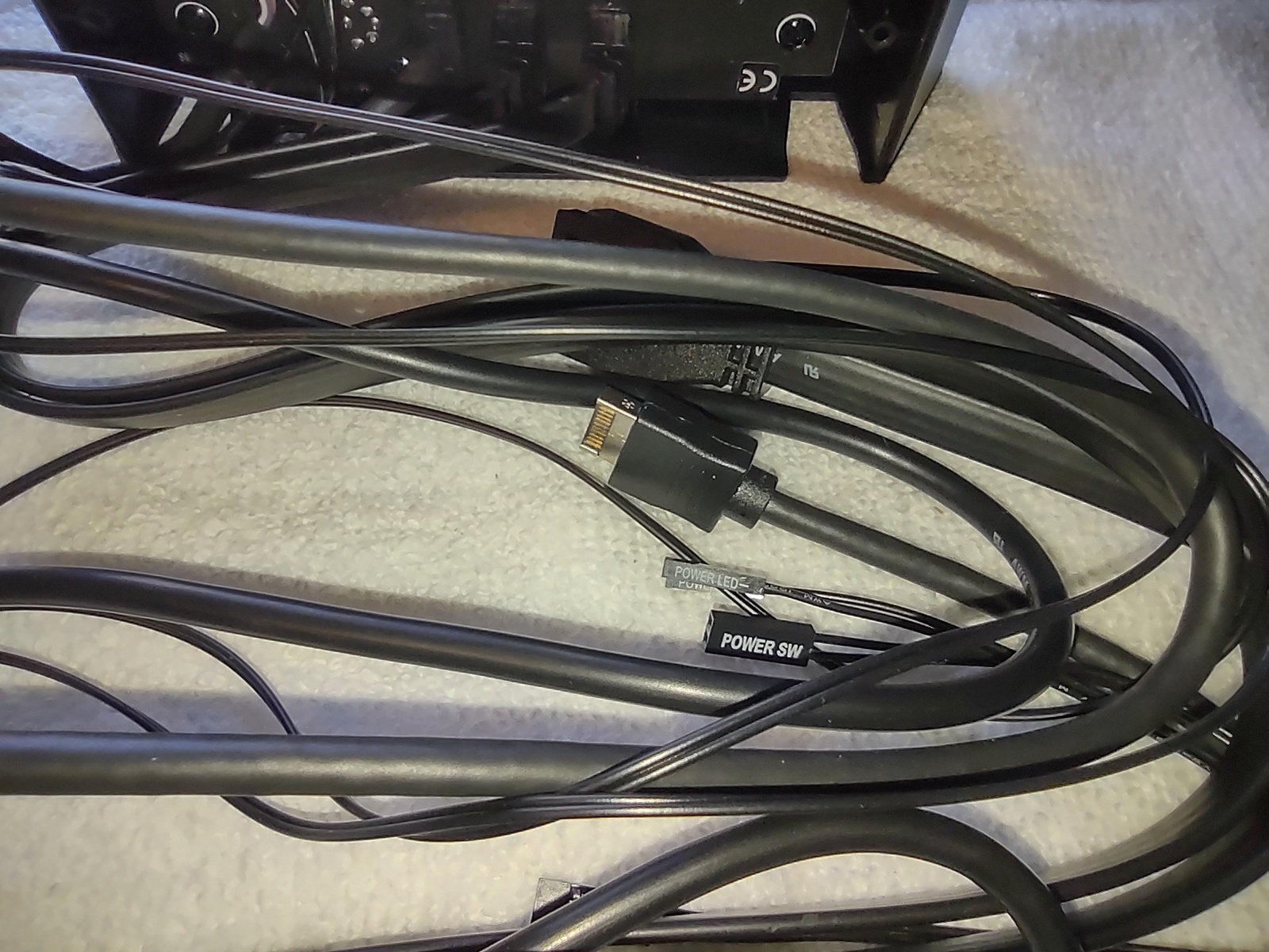 Black Front I/O IO Panel USB Audio 4 Corsair iCUE 5000D / 5000X / 5000D Airflow - Image 7