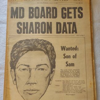 New York Daily News 10 August 1977 Son of Sam David Berkowitz Marlboro Man