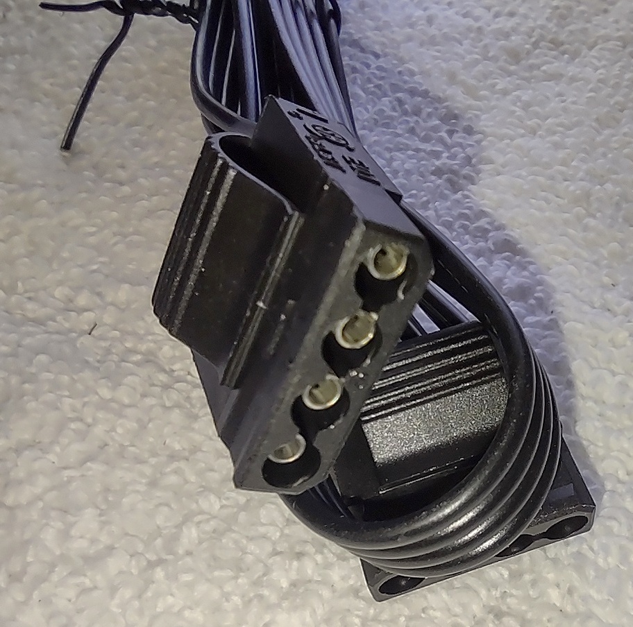 3 x Molex Ends Peripheral Modular Power Cable 4 Seasonic Core GM-550 Power Supply - Image 4