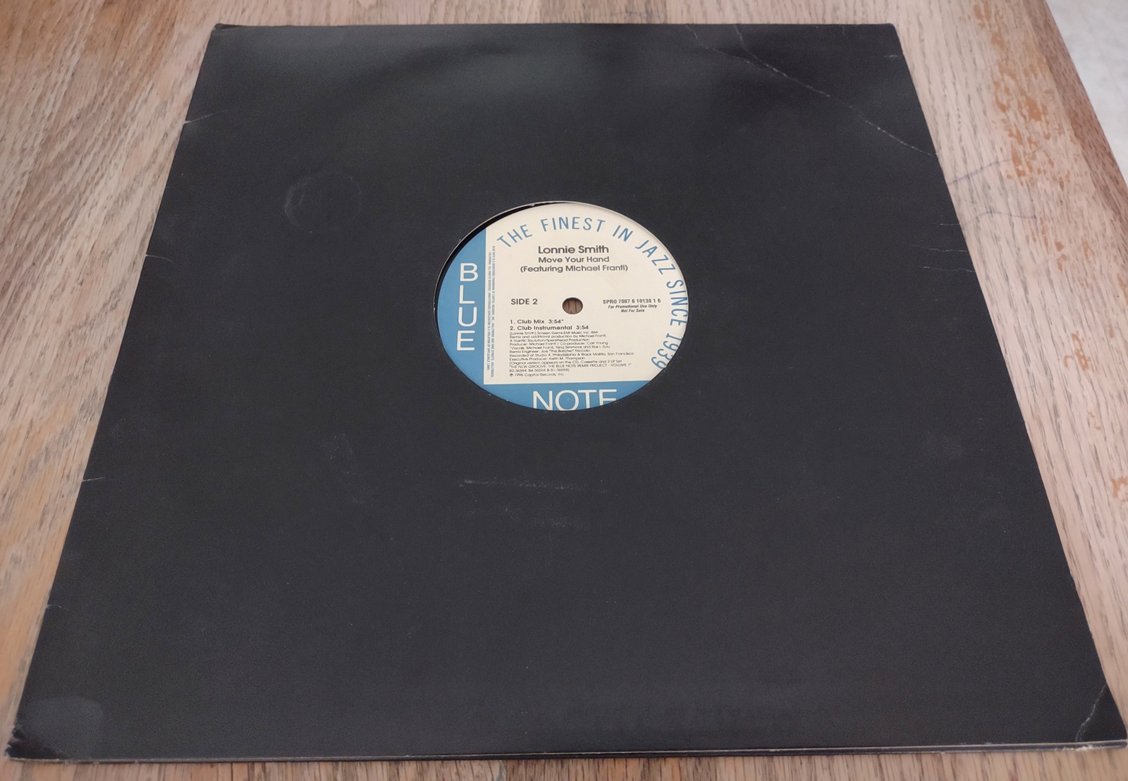 Lonnie Smith / Grant Green Vinyl Record 12" 33RPM Blue Note Jazz Promo 1996