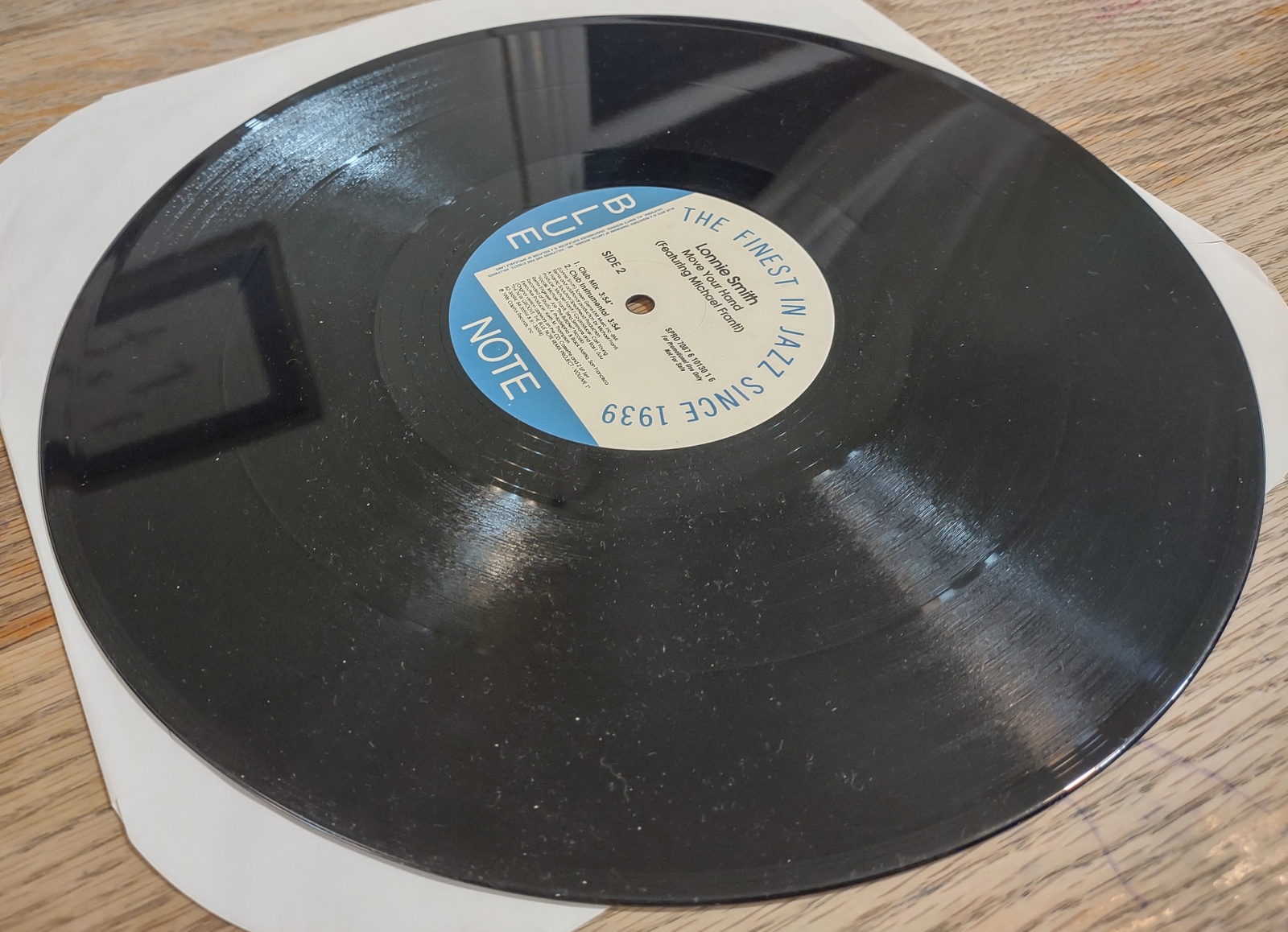 Lonnie Smith / Grant Green Vinyl Record 12" 33RPM Blue Note Jazz Promo 1996 - Image 6