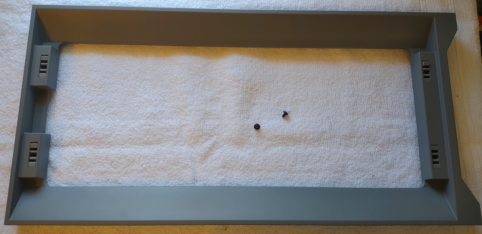 Gray Plastic Front Fascia Surround Bezel for Corsair iCUE 4000D Airflow X Case