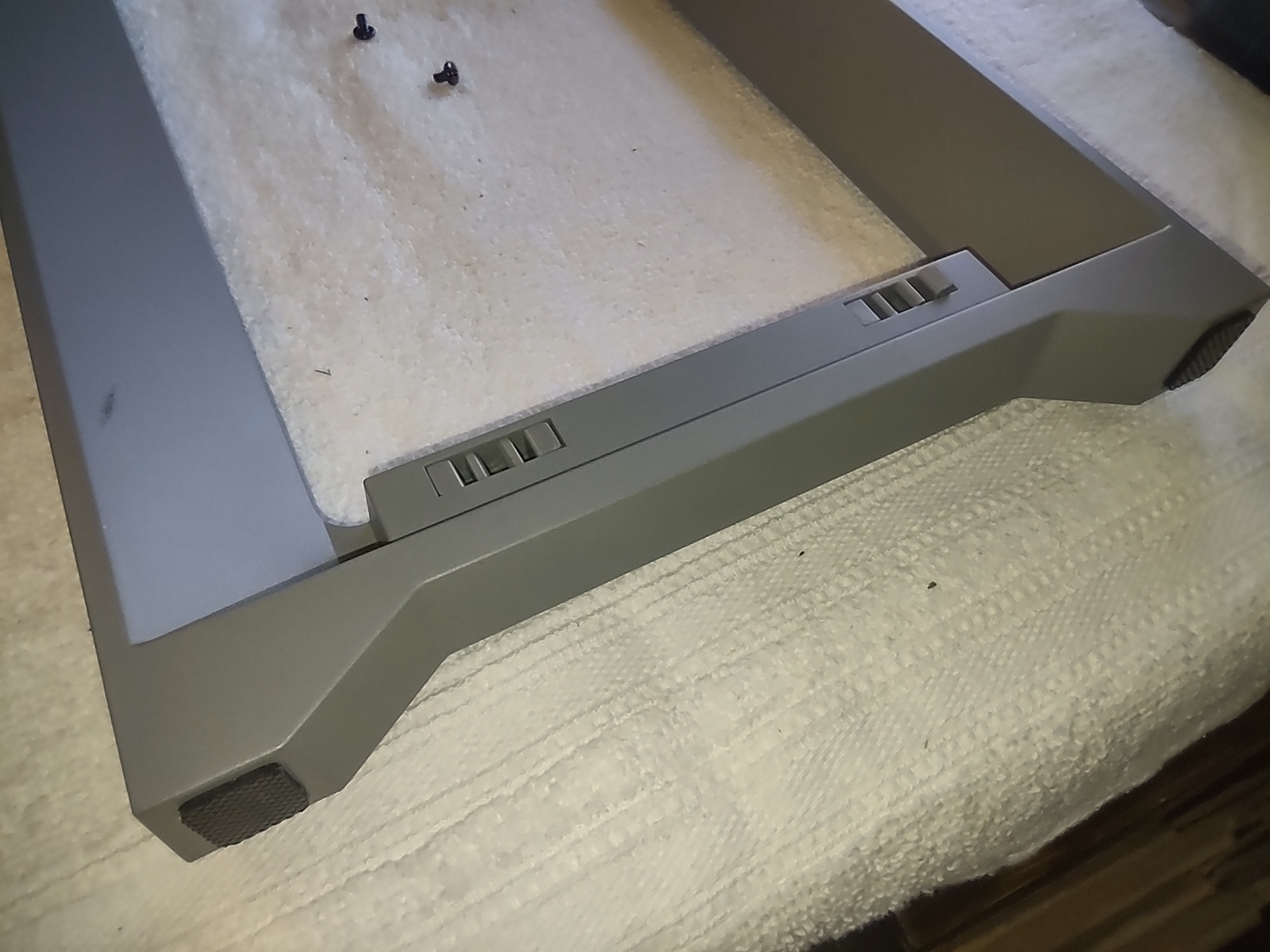 Gray Plastic Front Fascia Surround Bezel for Corsair iCUE 4000D Airflow X Case - Image 3