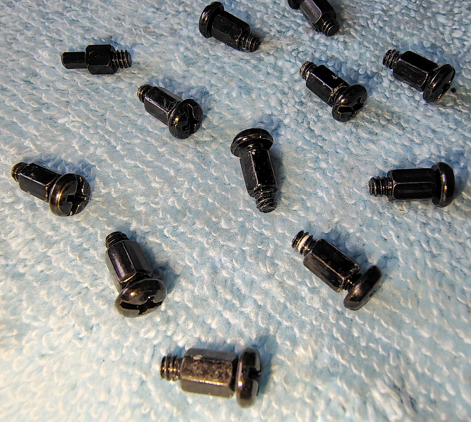Lot of Black Motherboard Standoffs & Screws for Corsair iCUE 4000D Computer Cases - Image 4