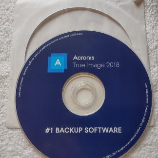 Acronis True Image 2018 For 1 Computer PC Backup Recovery Software w/ Disc, SN (Copy)