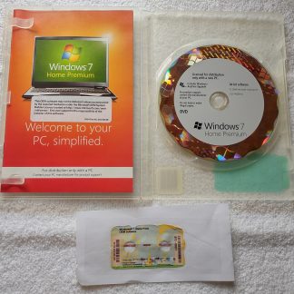 Windows 7 Home Premium 64-bit x64 OEM Original Install DVD 2009 w/ Product Key