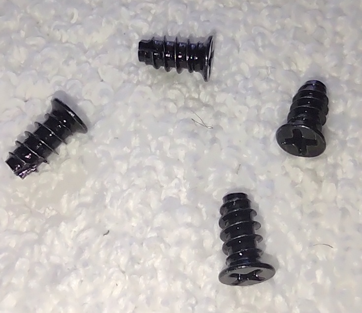 Lot of 4 Black Steel Case Cooling Fan Screws 4 Corsair Desktop PC Computer Cases - Image 3