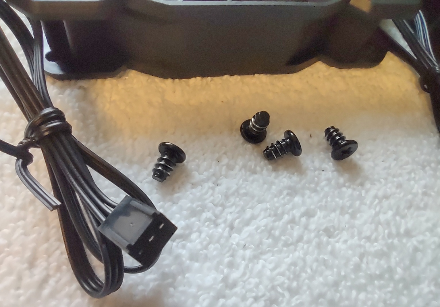 Lot of 2 Black 120 x 25 mm Case Fan For Corsair 4000D Airflow Desktop PC Cases - Image 2