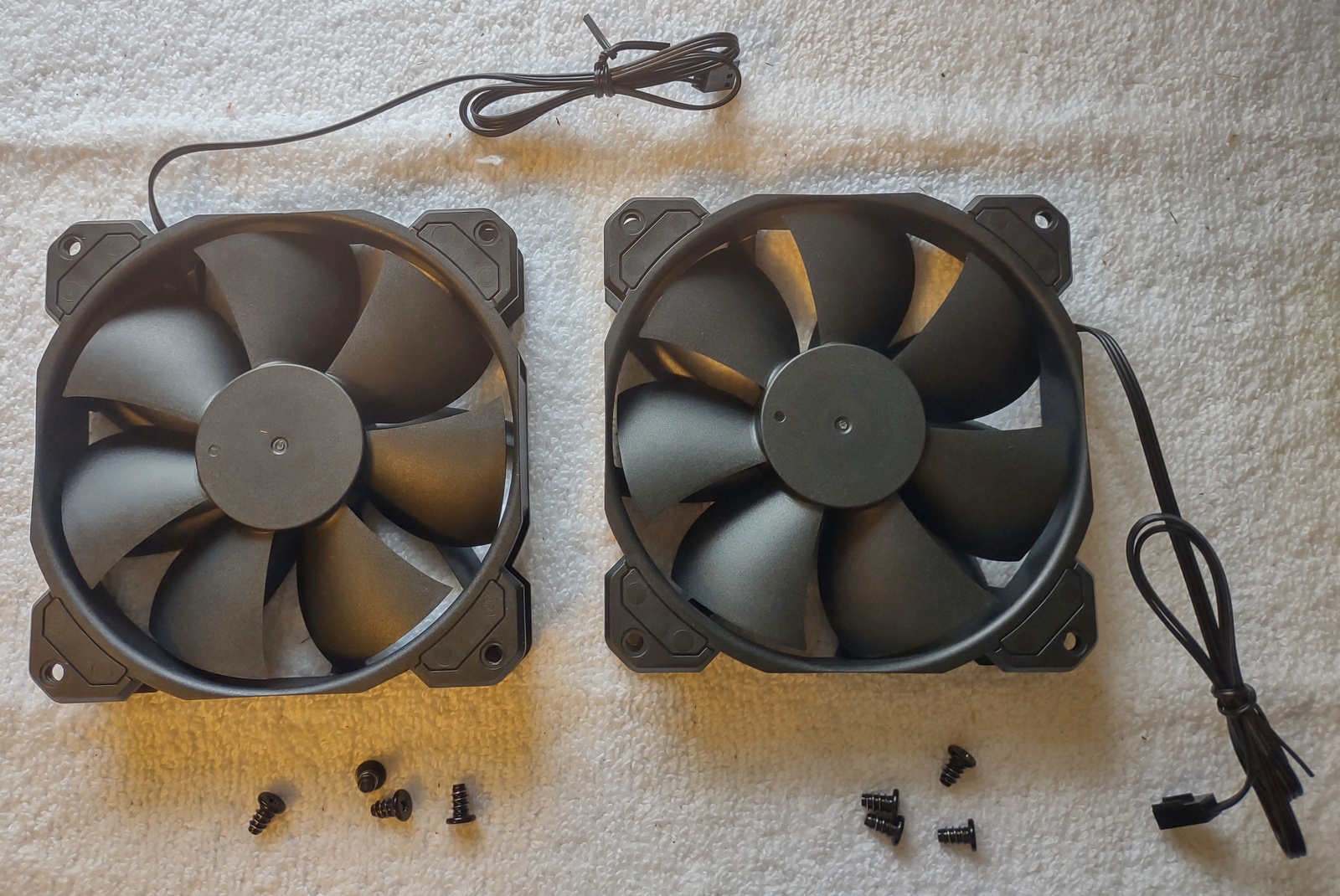 Lot of 2 Black 120 x 25 mm Case Fan For Corsair 4000D Airflow Desktop PC Cases - Image 5