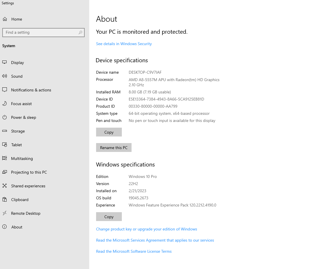 Gigabyte Brix AMD A8-5557M Tiny SFF PC Computer 8GB RAM 250GB SSD Windows 10 Pro - Image 14