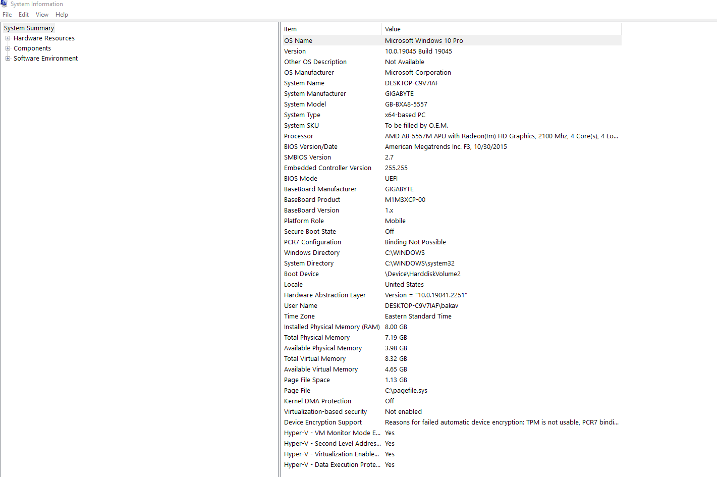 Gigabyte Brix AMD A8-5557M Tiny SFF PC Computer 8GB RAM 250GB SSD Windows 10 Pro - Image 15