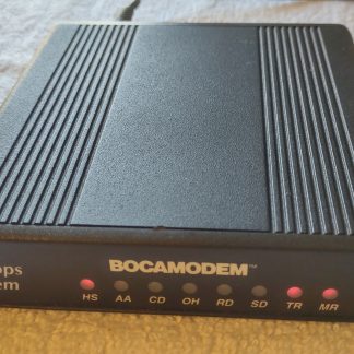 Boca Bocamodem 2400 Baud External Serial RS232 Modem w/ AC Adapter M0024E