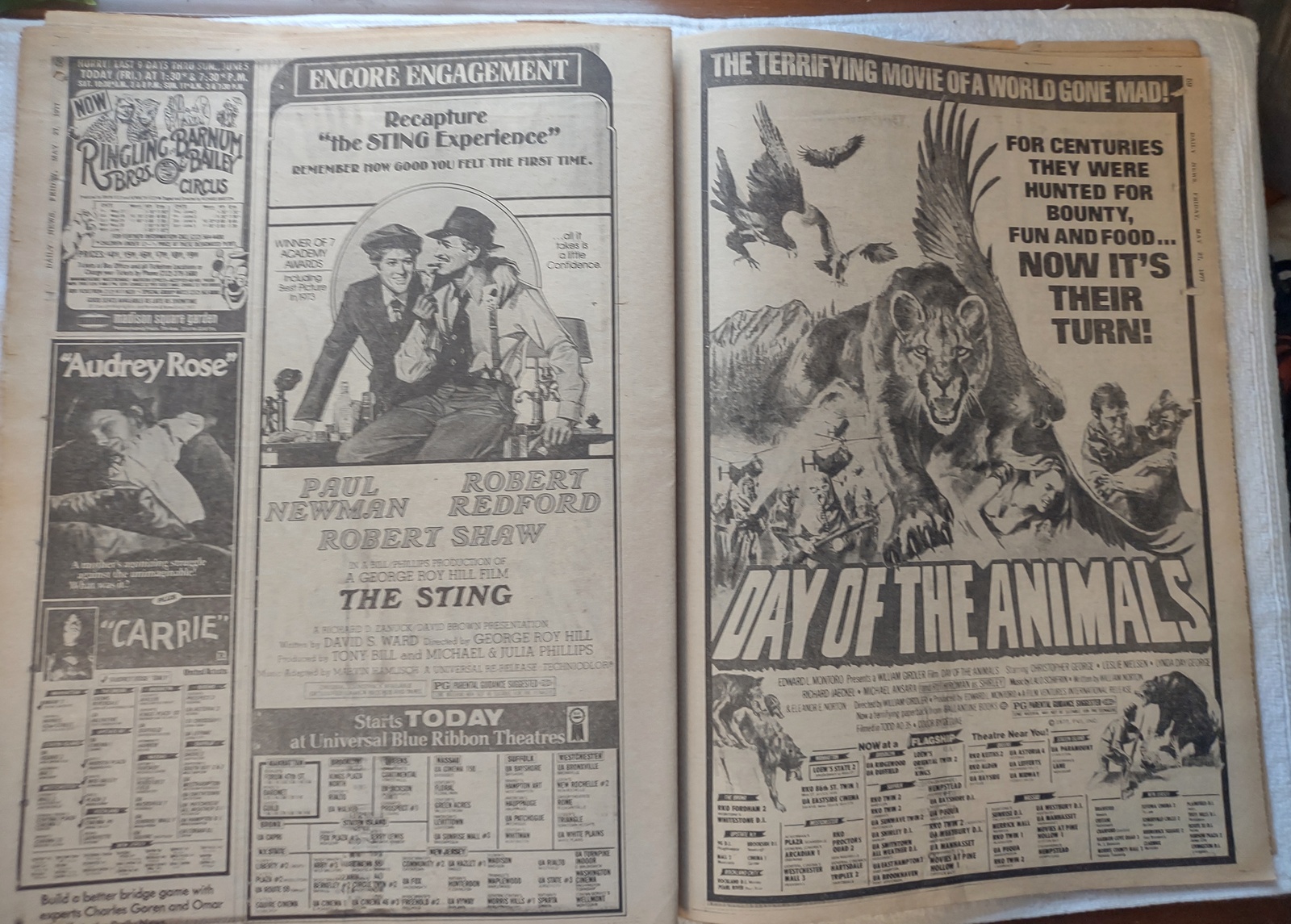 New York Daily News 27 May 1977 Star Wars Full Page Ad George Willig Human Fly - Image 15