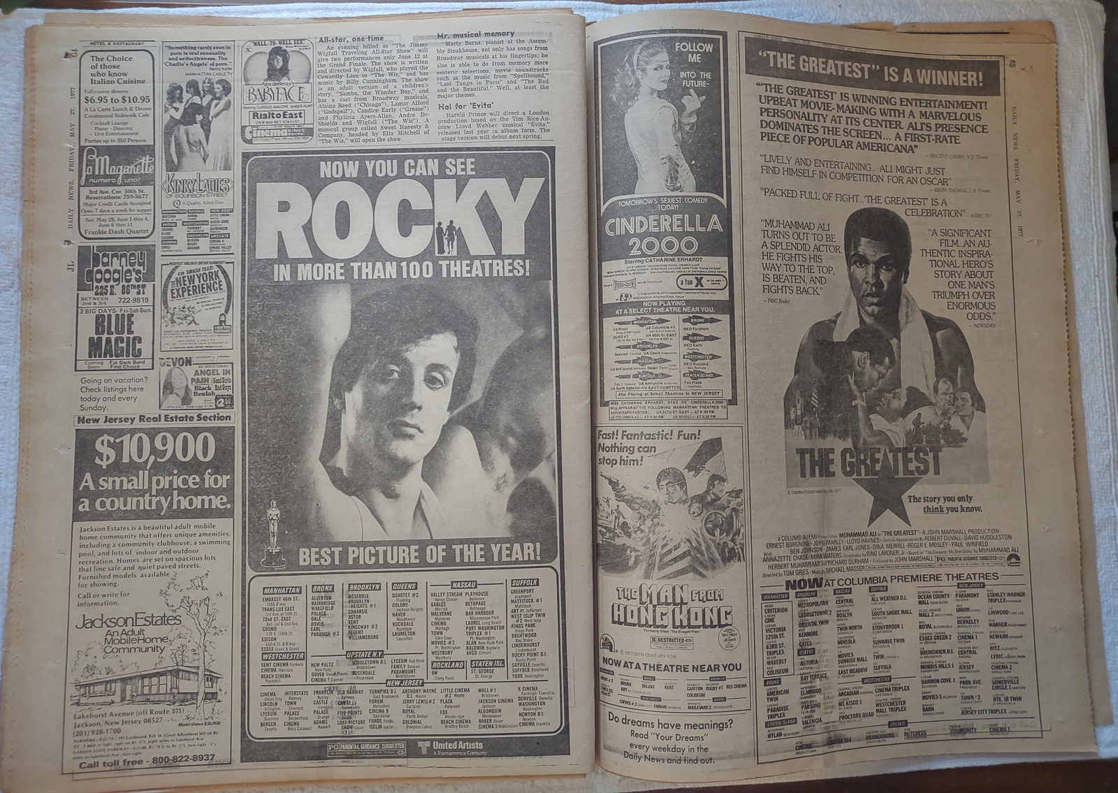 New York Daily News 27 May 1977 Star Wars Full Page Ad George Willig Human Fly - Image 17