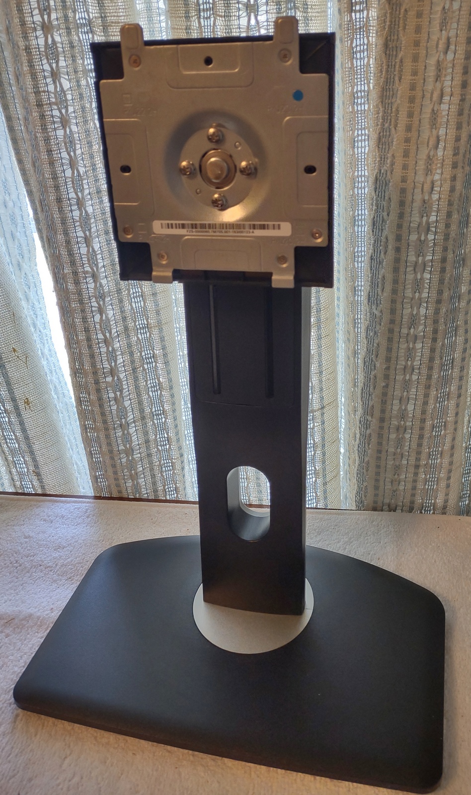 Black Dell U2212H Monitor Screen Display Adjustable Height, Angle Stand Base