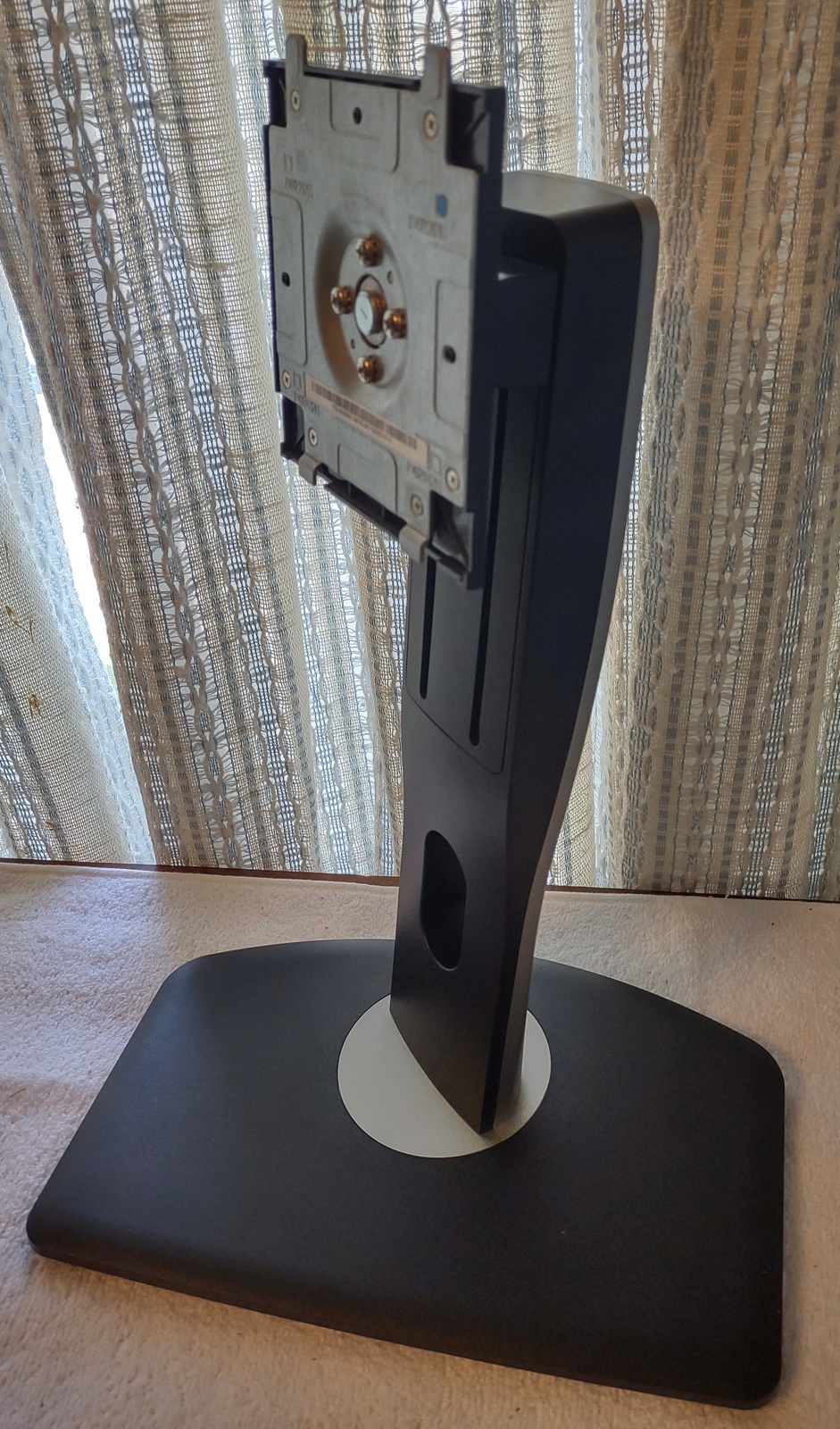 Black Dell U2212H Monitor Screen Display Adjustable Height, Angle Stand Base - Image 3